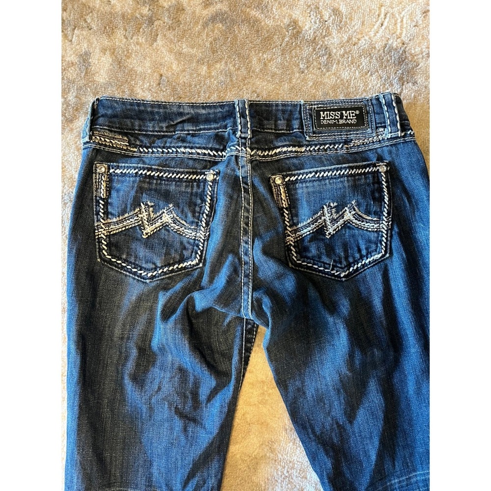 Miss Me Women's Size 31 Dark Wash Straight Leg Jeans